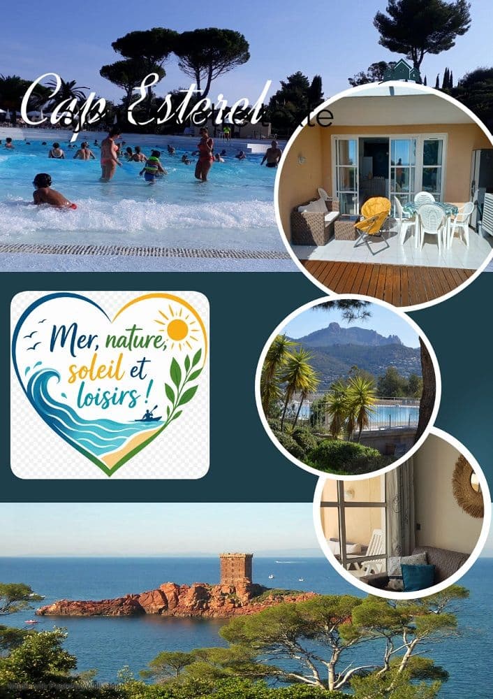 Cap Esterel - Cadre privilégié pour très beau T2 tout confort - Vue mer - Climatisation - Rez de jardin.